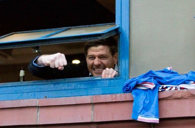 Steven Gerrard Rangers Glasgow