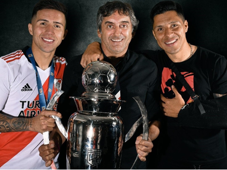 Fernández, Francescoli, Pérez, River Plate